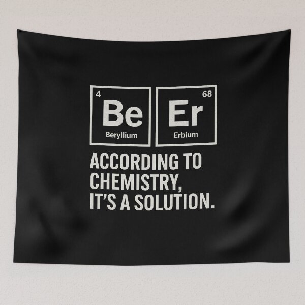 Item preview, Beer Chemistry – Funny Science and Pun Beer Lover  designed and sold by The Junto Shop.