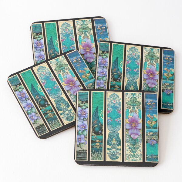 Item preview, Vibrant Purple Floral Stained Glass Panels designed and sold by LanaGustavsson.