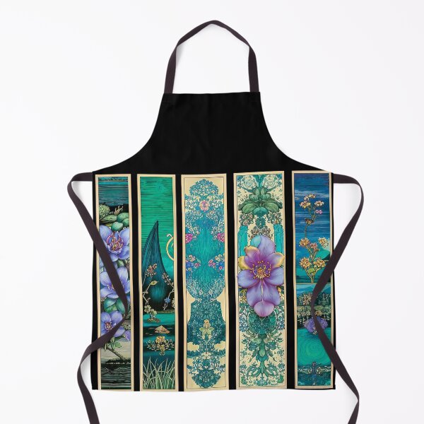 Item preview, Vibrant Purple Floral Stained Glass Panels designed and sold by LanaGustavsson.