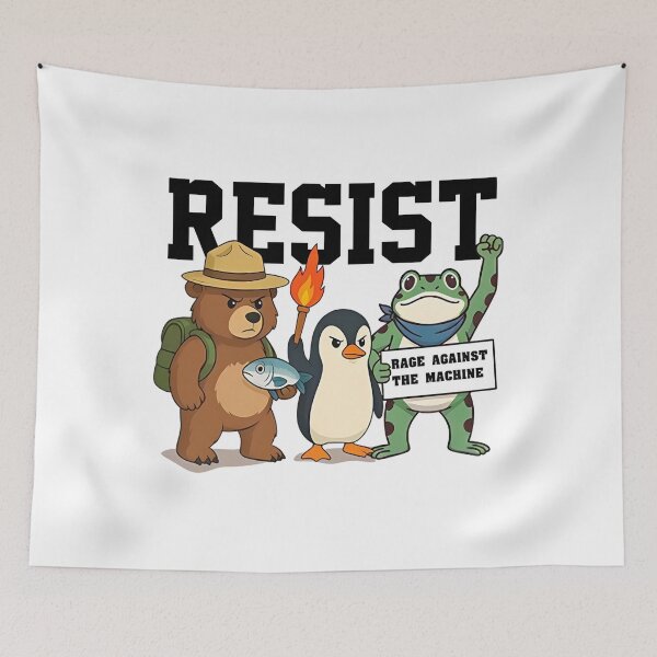 Item preview, Resist Portland Frog, Portland Frog Protest, Anti ICE, Anti Fascism, Resistance, Anti Trump designed and sold by cloudline-scb.