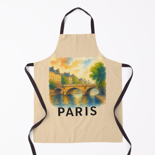 Item preview, Paris Seine Bridge Watercolor Travel designed and sold by Bratak.