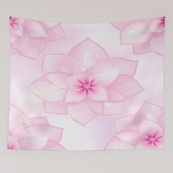 Item preview, Neo-Botanic Matrix “Quantum Petal” | Holographic Floral Tech Pattern designed and sold by CMdigit.
