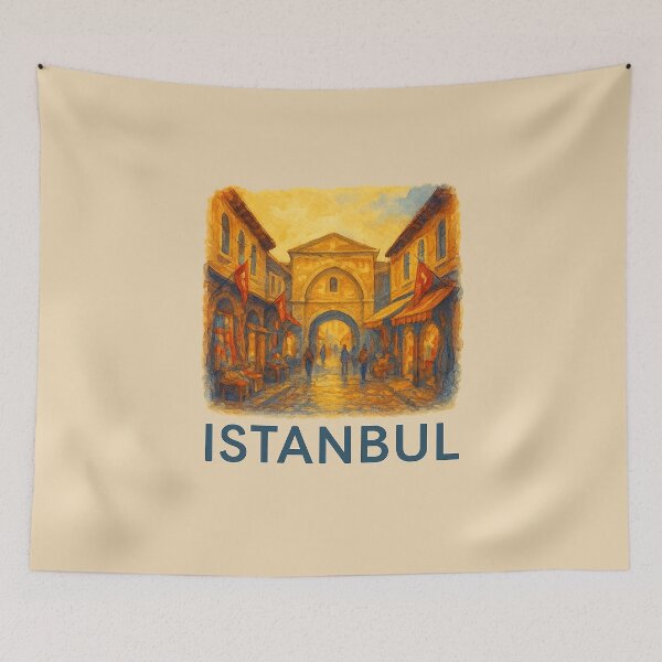 Item preview, Istanbul Grand Bazaar Watercolor designed and sold by Bratak.
