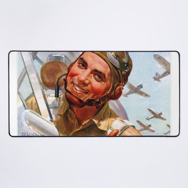 Item preview, Vintage WWII Propaganda Poster | Buy Defense Bonds & Stamps | Patriotic Aviation Art | Support Our Troops | N.T. Wilkinson designed and sold by artofuniverse.