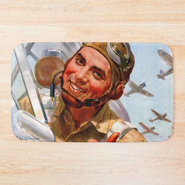 Item preview, Vintage WWII Propaganda Poster | Buy Defense Bonds & Stamps | Patriotic Aviation Art | Support Our Troops | N.T. Wilkinson designed and sold by artofuniverse.