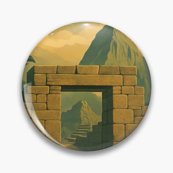 Item preview, Sun Gate at Machu Picchu – Vintage Machu Picchu Pueblo, Peru designed and sold by Cosmopolis.
