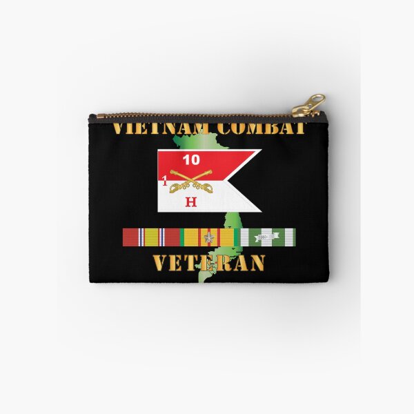 Item preview, Army - Hotel Troop - 1st Squadron, 10th Cavalry Guidon w White Boundries - Vietnam Combat Veteran w VN SVC X 300 designed and sold by Military Insignia Products.
