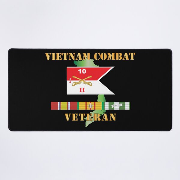 Item preview, Army - Hotel Troop - 1st Squadron, 10th Cavalry Guidon w White Boundries - Vietnam Combat Veteran w VN SVC X 300 designed and sold by Military Insignia Products.