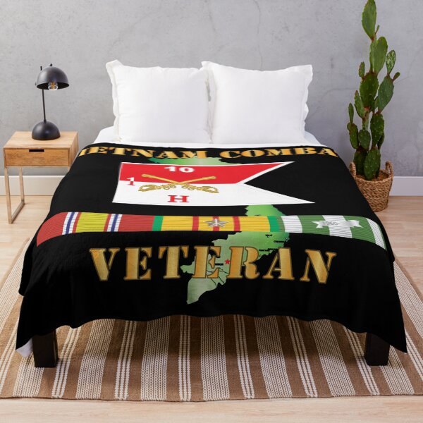 Item preview, Army - Hotel Troop - 1st Squadron, 10th Cavalry Guidon w White Boundries - Vietnam Combat Veteran w VN SVC X 300 designed and sold by Military Insignia Products.