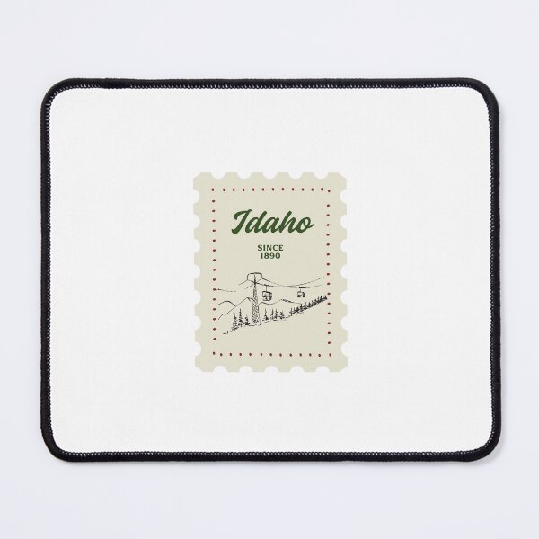 Item preview, Idaho State Ski Slopes Postage Stamp designed and sold by gracesbookmarks.