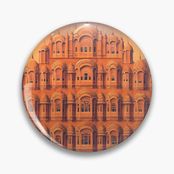 Item preview, Hawa Mahal – Vintage Art Deco Jaipur, India designed and sold by Cosmopolis.