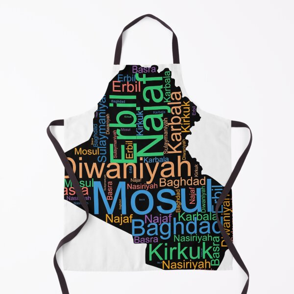 Item preview, Iraq City Names Word Art designed and sold by TheIconSmith.