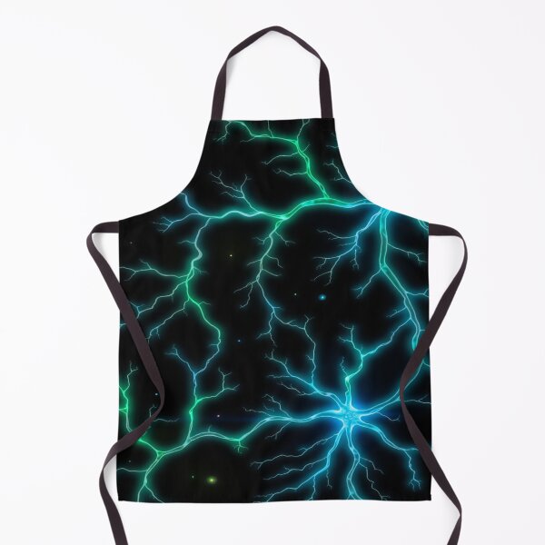 Item preview, Neo-Botanic Matrix “Neural Vine” | Electric Blue and Green Organic Circuit Pattern designed and sold by CMdigit.