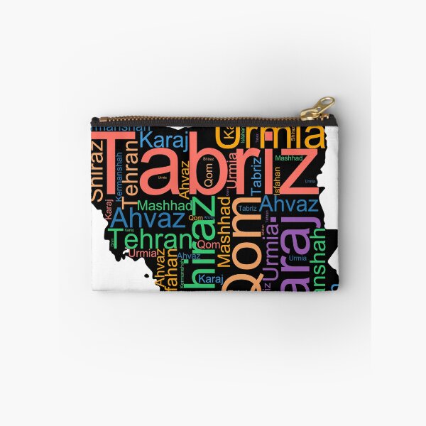 Item preview, Iran City Names Word Art designed and sold by TheIconSmith.
