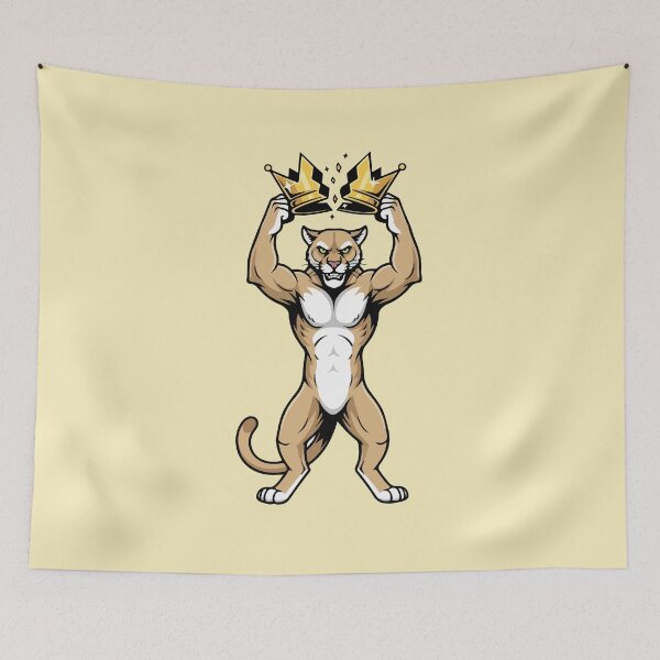 Item preview, The Apex Predator Mountain Lion and the Broken Crown - No Kings in America designed and sold by Felinefinesse.