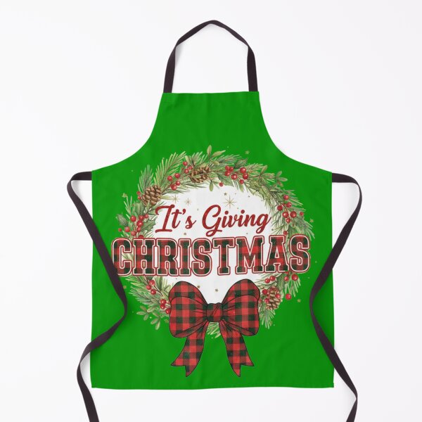 Artikelvorschau, Festlicher Weihnachtskranz „It’s Giving Christmas“ entworfen und verkauft von PanGieroj.