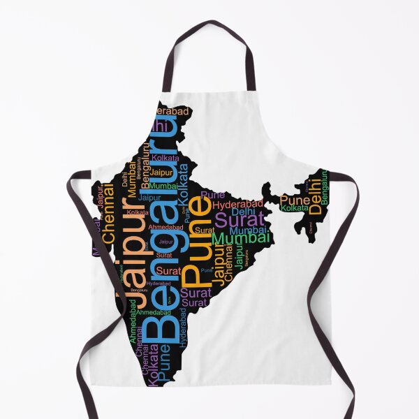 Item preview, India City Names Word Art designed and sold by TheIconSmith.