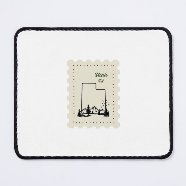 Item preview, Utah State Mountains Postage Stamp designed and sold by gracesbookmarks.