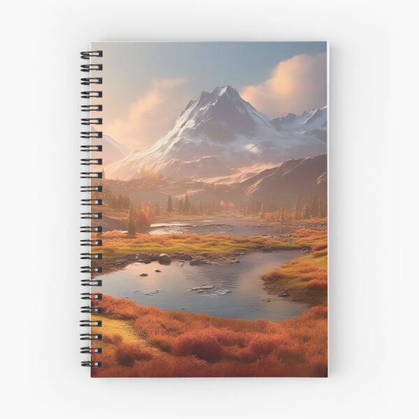 Item preview, Rustic Autumn Mountains Landscape Painting, Forest Wall Art Print, Autumn Trees, Autumn Photography, Nordic Wall Decor, Digital Download designed and sold by SavageVision.