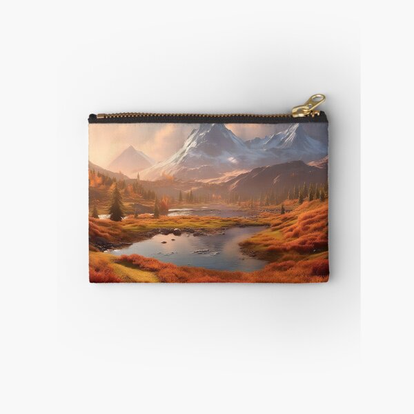Item preview, Rustic Autumn Mountains Landscape Painting, Forest Wall Art Print, Autumn Trees, Autumn Photography, Nordic Wall Decor, Digital Download designed and sold by SavageVision.