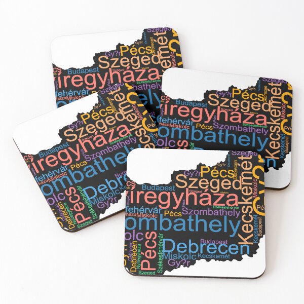 Item preview, Hungary City Names Word Art designed and sold by TheIconSmith.