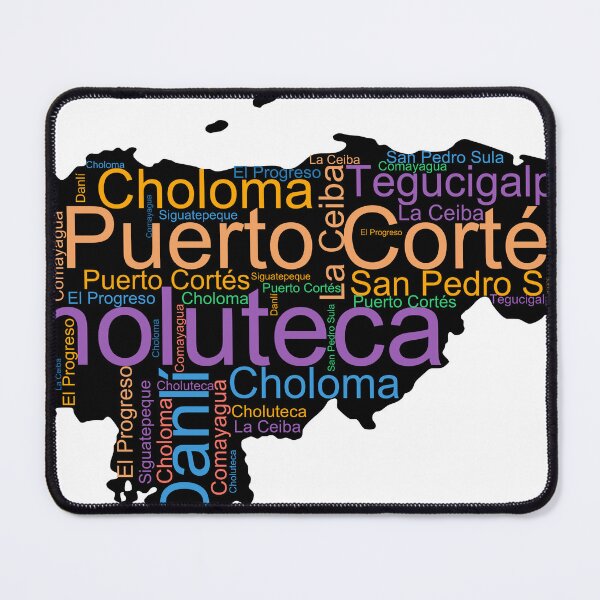 Item preview, Honduras City Names Word Art designed and sold by TheIconSmith.