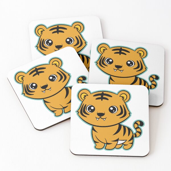 Item preview, Cartoon Style Little Cute Tiger designed and sold by Brainstorming99.