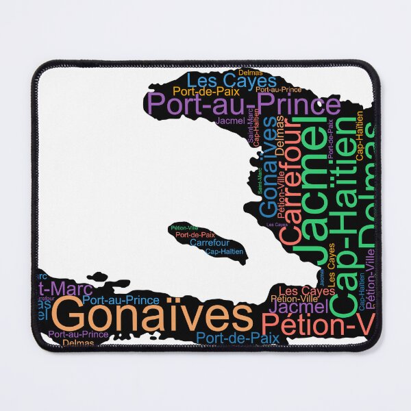 Item preview, Haiti City Names Word Art designed and sold by TheIconSmith.