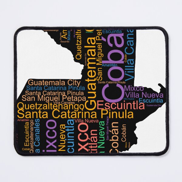 Item preview, Guatemala City Names Word Art designed and sold by TheIconSmith.