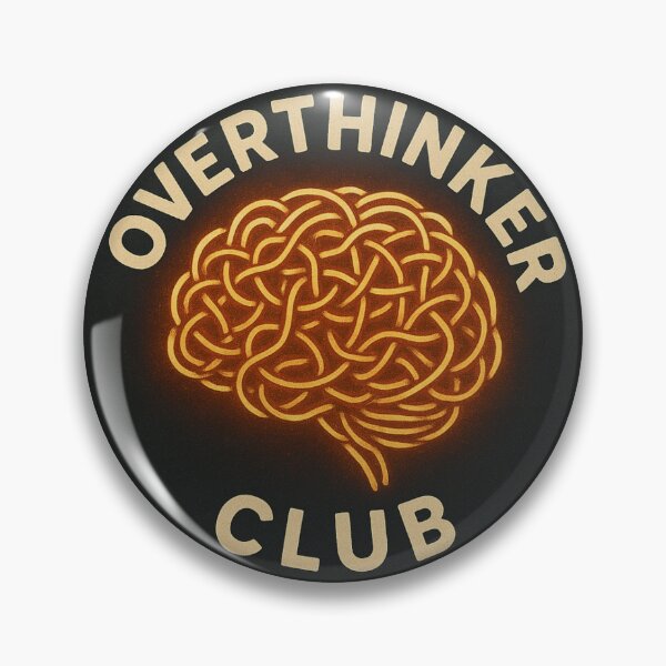 Item preview, Overthinker Club | Glowing Brain Design | Mental Health Aesthetic | Deep Thinker Art | Introvert Gift | Mindful Minimalist | Anxiety Awareness Design designed and sold by OnPointOutfits.