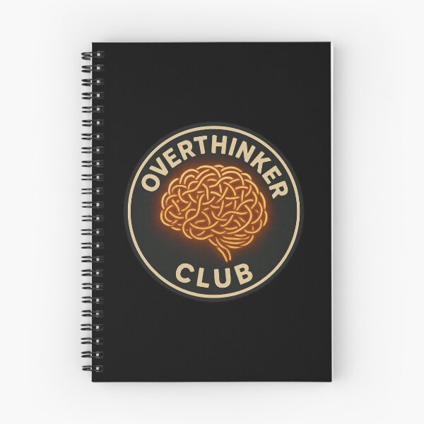 Item preview, Overthinker Club | Glowing Brain Design | Mental Health Aesthetic | Deep Thinker Art | Introvert Gift | Mindful Minimalist | Anxiety Awareness Design designed and sold by OnPointOutfits.