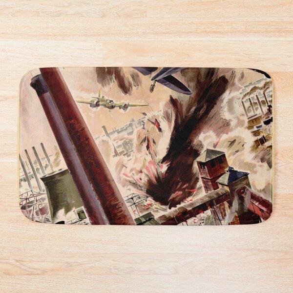 Item preview, Dramatic WWII Poster | RAF Planes in Action | Support the War Effort | Back Them Up! Vintage Propaganda Art Print designed and sold by artofuniverse.