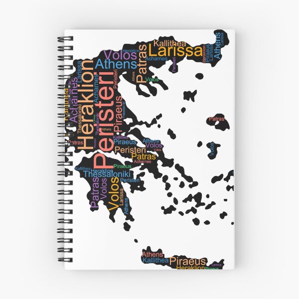 Item preview, Greece City Names Word Art designed and sold by TheIconSmith.