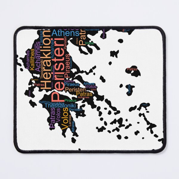 Item preview, Greece City Names Word Art designed and sold by TheIconSmith.