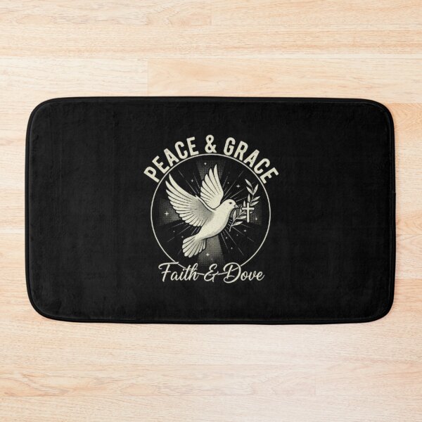 Item preview, Peace & Grace Christian Dove Design - Holy Spirit Olive Branch Spiritual Art designed and sold by Syrupulse.