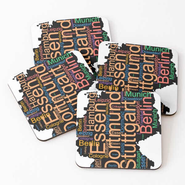 Item preview, Germany City Names Word Art designed and sold by TheIconSmith.