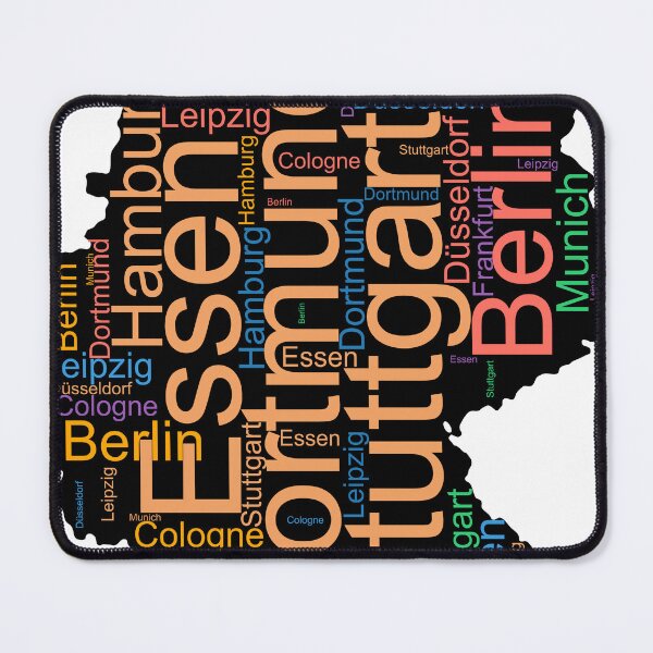 Item preview, Germany City Names Word Art designed and sold by TheIconSmith.