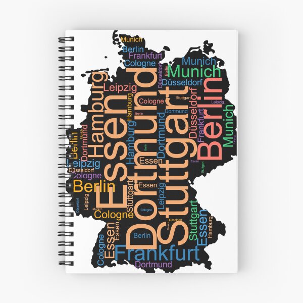 Item preview, Germany City Names Word Art designed and sold by TheIconSmith.