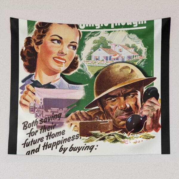 Item preview, Vintage WWII Propaganda Poster | Buy Victory Bonds | Patriotic Art | Home Front & Battlefield | Unity & Support | Wall Decor designed and sold by artofuniverse.
