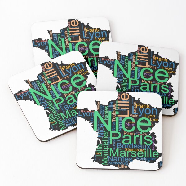 Item preview, France City Names Word Art designed and sold by TheIconSmith.