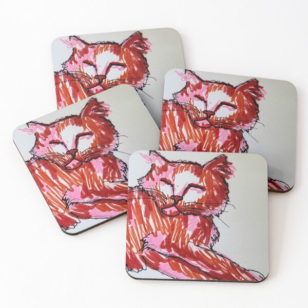 Item preview, Warm Cat Marker Sketch designed and sold by Cinderpaw1.