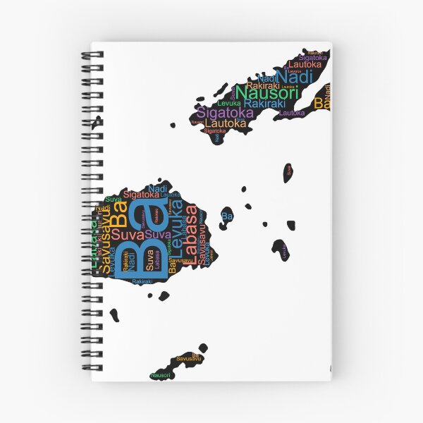 Item preview, Fiji City Names Word Art designed and sold by TheIconSmith.