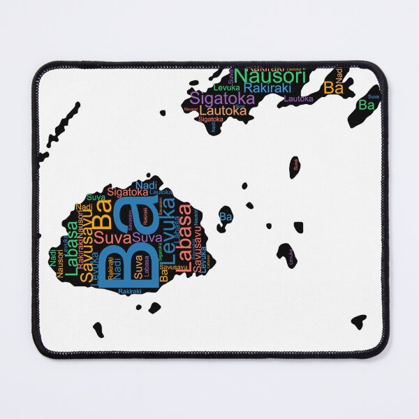 Item preview, Fiji City Names Word Art designed and sold by TheIconSmith.