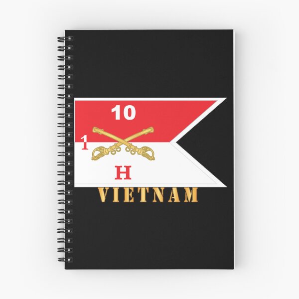 Artikelvorschau, Armee - Hoteltruppe - 1. Schwadron, 10. Kavallerie-Guidon mit weißen Grenzen - Vietnam X 300 entworfen und verkauft von Military Insignia Products.