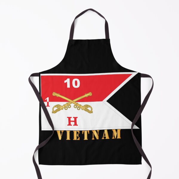 Item preview, Army - Hotel Troop - 1st Squa0dron, 10th Cavalry Guidon w White Boundries - Vietnam X 300 designed and sold by Military Insignia Products.