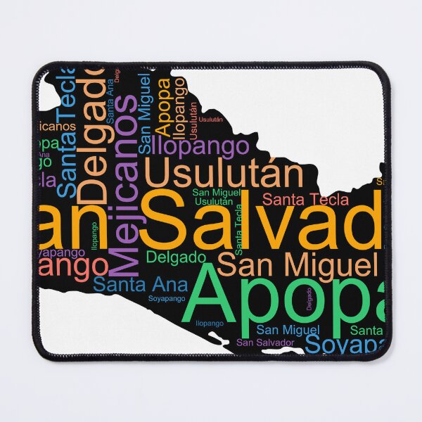 Item preview, El Salvador City Names Word Art designed and sold by TheIconSmith.