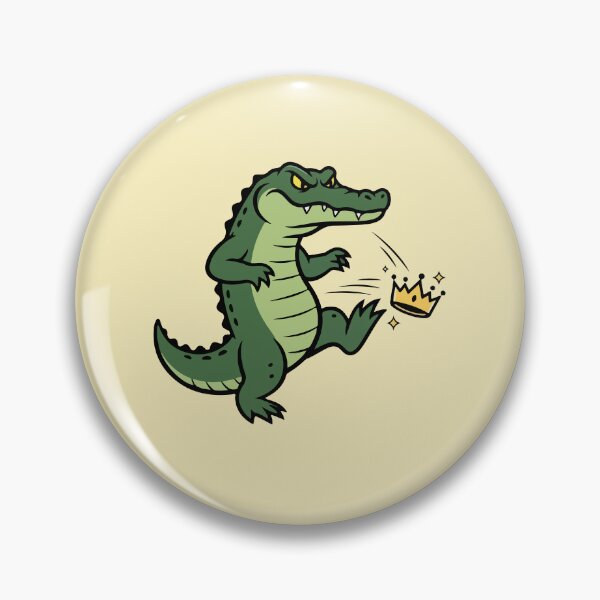 Item preview, The Fierce Alligator and the Broken Crown - No Kings in America designed and sold by Felinefinesse.