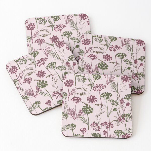 Item preview, Woods Road Wildflowers - Pink designed and sold by Sierra Rose Studio.