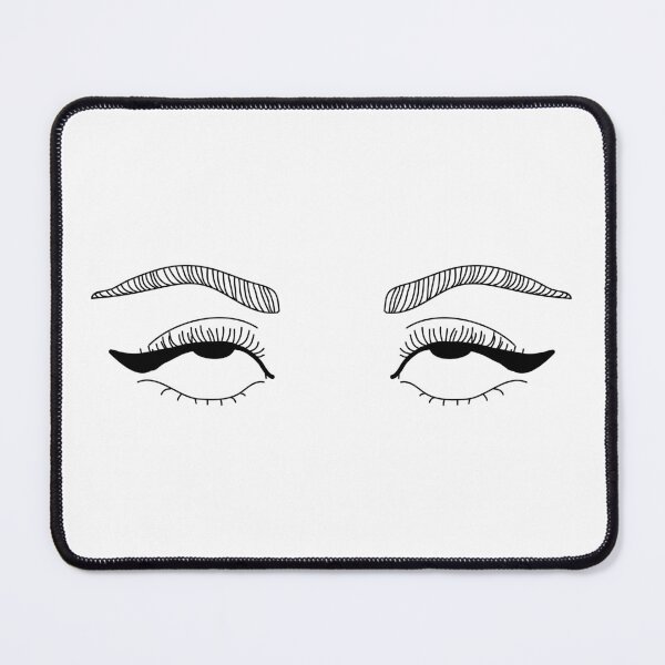Item preview, Eye Rolling Club II — Minimal Black & White Illustration designed and sold by didijuca.