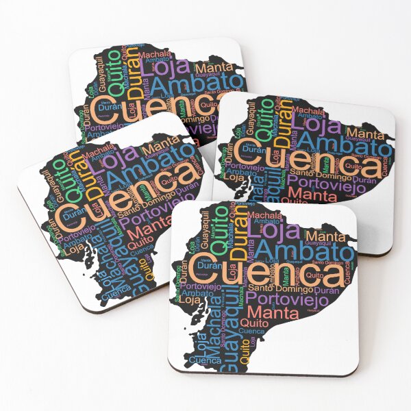 Item preview, Ecuador City Names Word Art designed and sold by TheIconSmith.